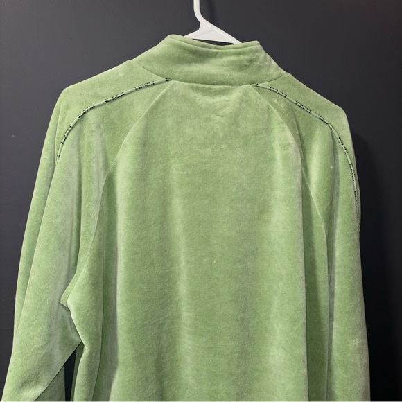 Teddy fresh green velour track jacket - Picture 10 of 10